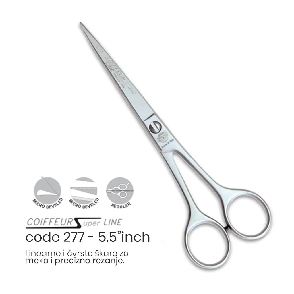 Academy Standard Set 2 Karakteristike Kiepe Coiffeur Super Line 277 škara za šišanje od 5.5"