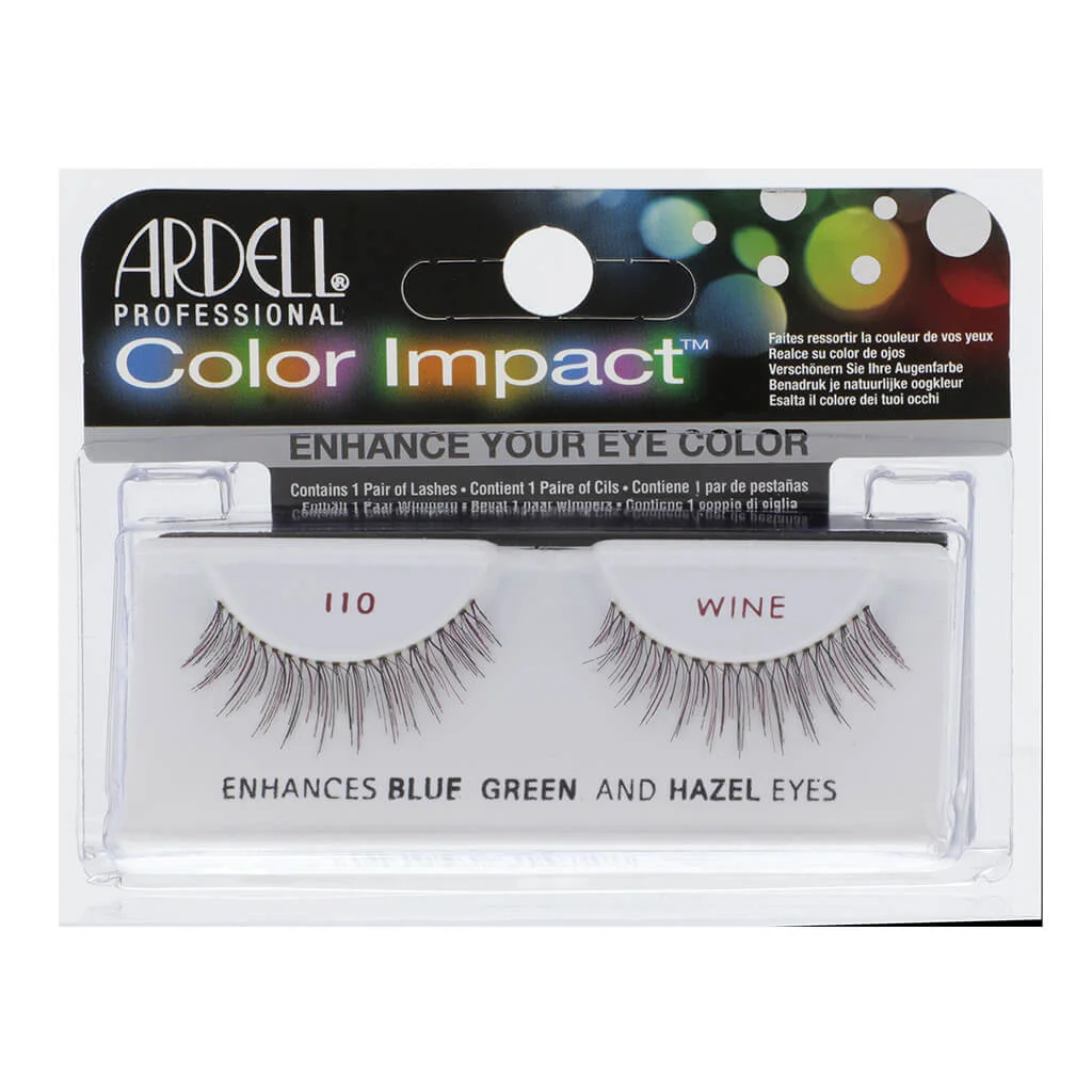 Color Impact Lashes 3 Ardell umjetne trepavice Color Impact Wine 110
