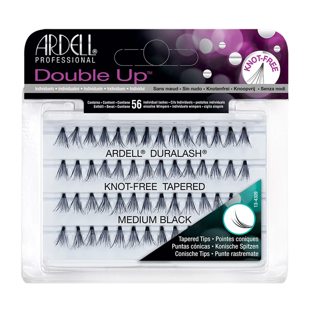 Double Up Knot-Free Tapered Lashes 2 Ardell pojedinačne umjetne trepavice Double Up Knot Free Tapered Medium