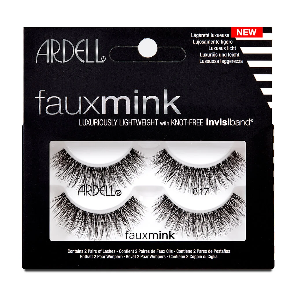 Fauxmink Lashes Twin Pack 3 Ardell umjetne trepavice Fauxmink Lashes 817 Twin Pack