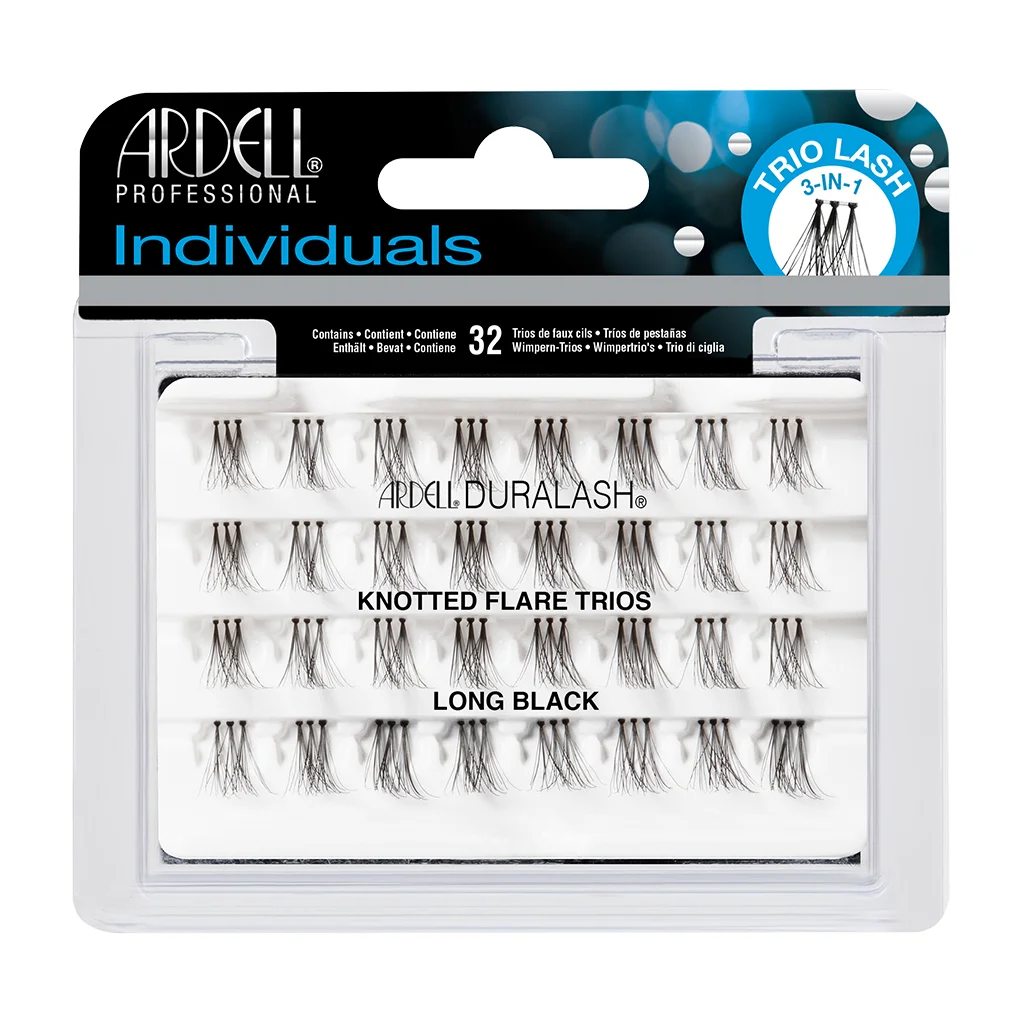 Individuals Knotted Flare Trios Lashes 2 Ardell pojedinačne trepavice Individuals Knotted Flare Trios Long