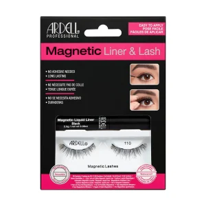 Ardelll magnetske umjetne trepavice Magnetic Liner and Lash 110 Black