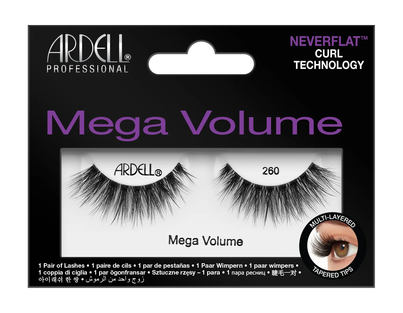 Mega Volume Lashes 12 Ardell umjetne trepavice mega Volume Lashes 260