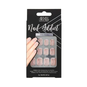 Thonjtë artificialë Ardell Nail Addict French Micro French