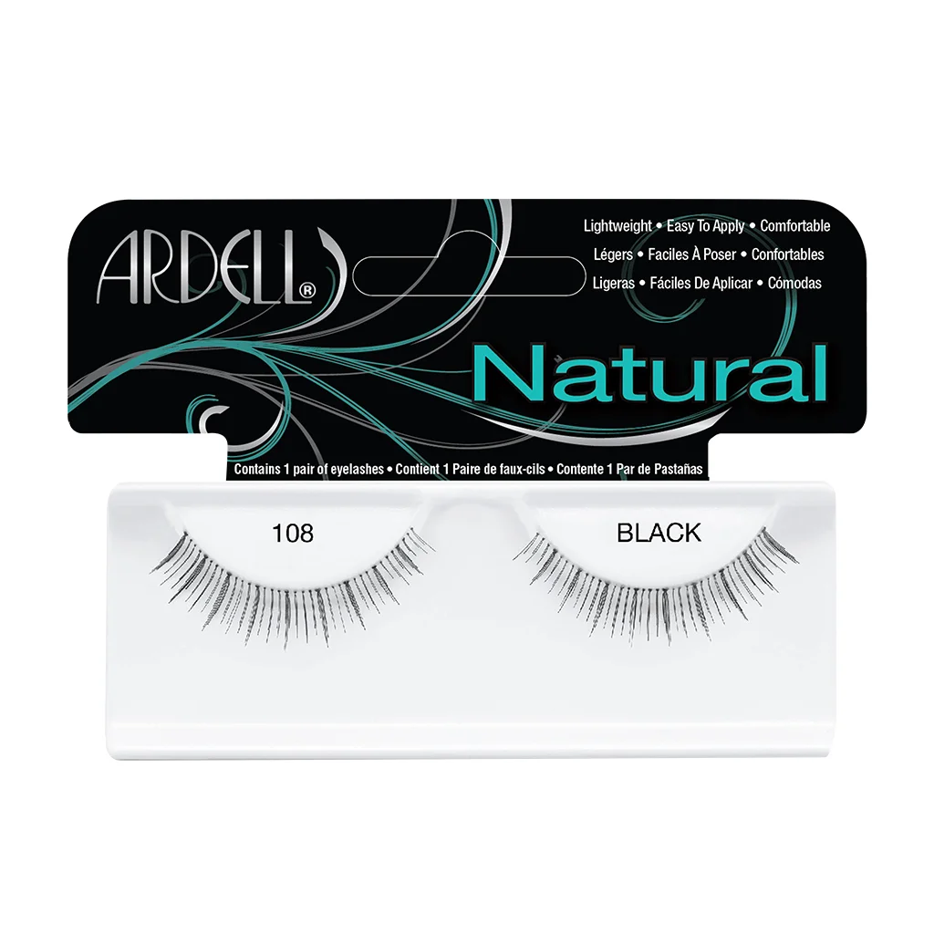 Natural Lashes 4 Ardell umjetne trepavice Natural 108 Black