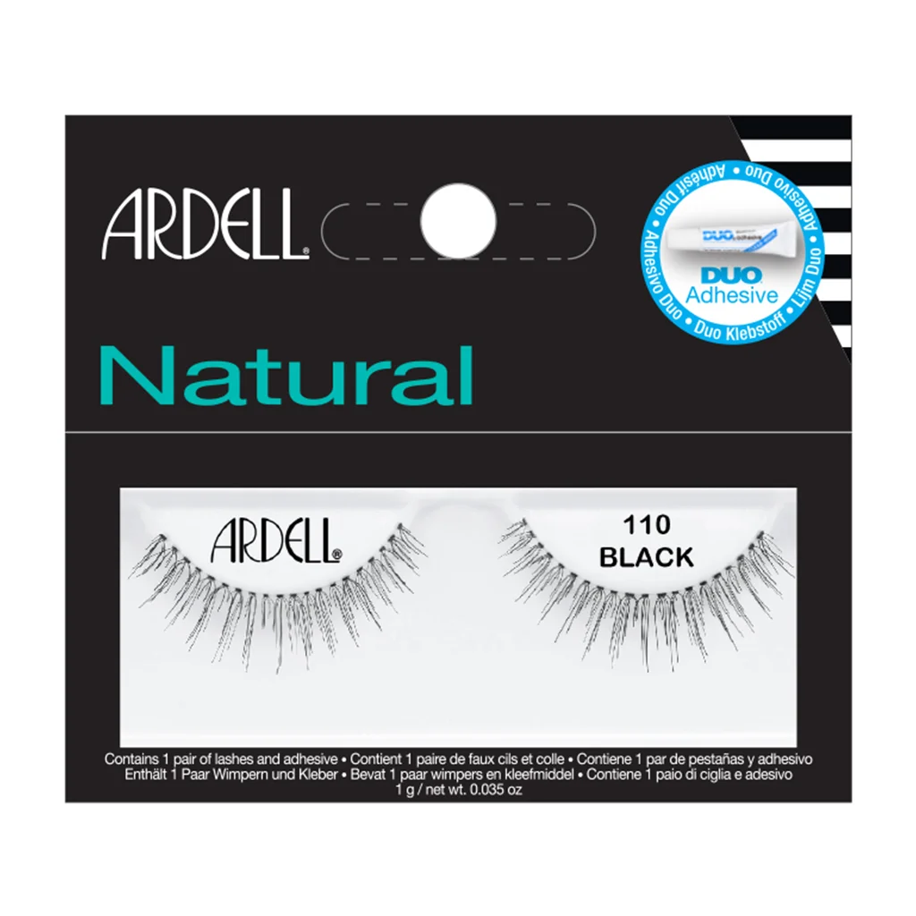 Natural Lashes 6 Ardell umjetne trepavice Natural 110 Black