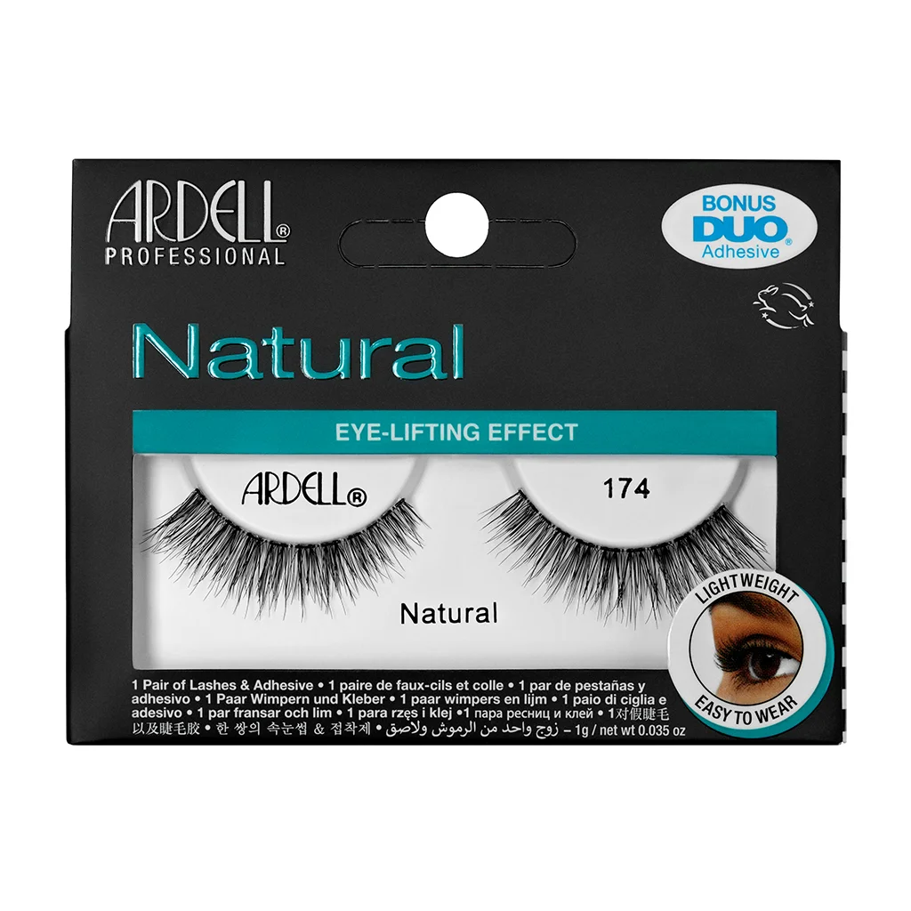 Natural Lashes 17 Ardell umjetne trepavice Natural 174 Black