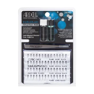 Ardell Starter Kit pojedinačnih trepavica Individuals Knot Free Flares Combo Pack