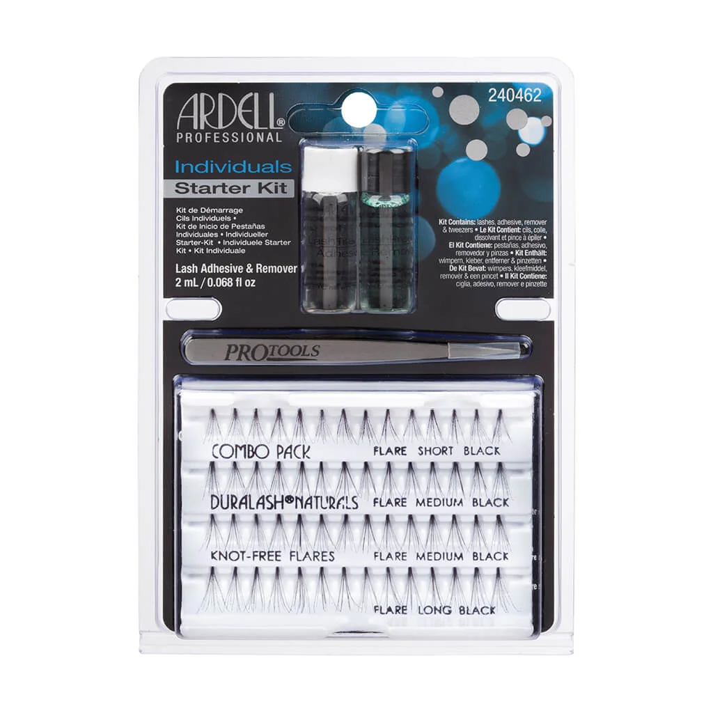 Individuals Starter Kit 1 Ardell Starter Kit pojedinačnih trepavica Individuals Knot Free Flares Combo Pack