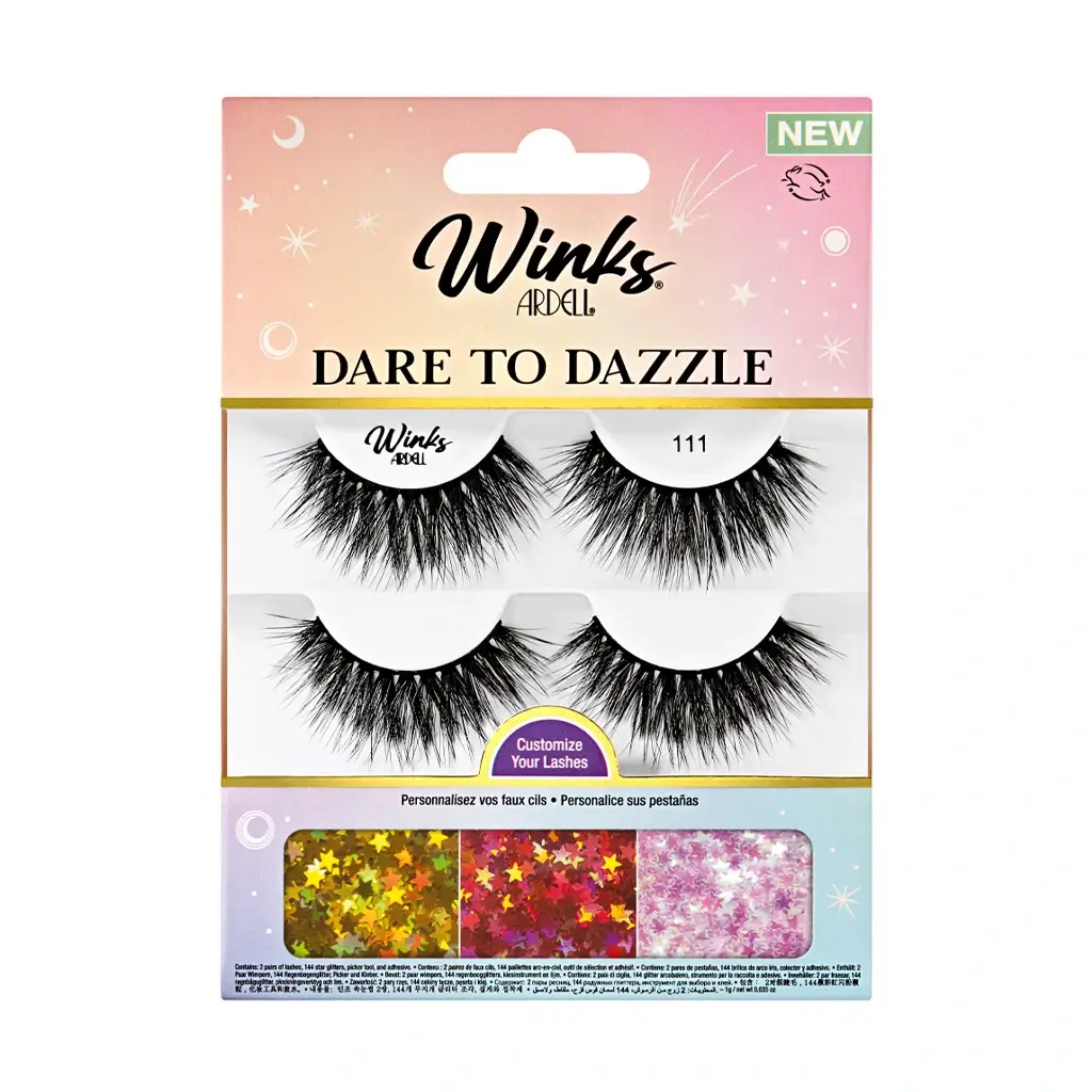 Winks Lashes Twin Pack 1 Ardell umjetne trepavice Winks Lashes Dare To Dazzle 111