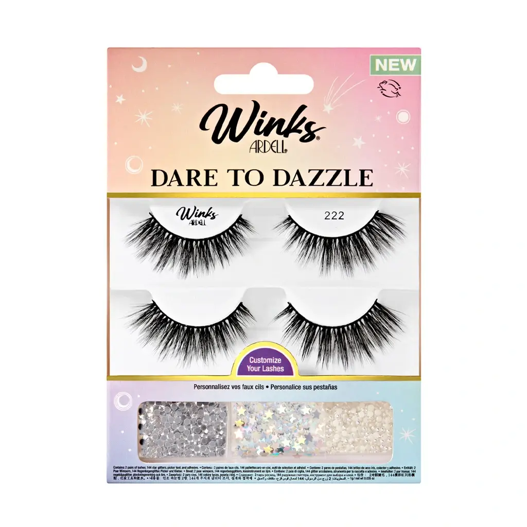 Winks Lashes Twin Pack 2 Ardell umjetne trepavice Winks Lashes Dare To Dazzle 222