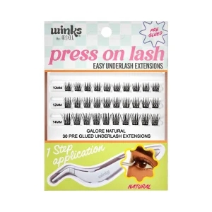 Ardell Winks Press On Lash Easy Underlash Extensions Natural