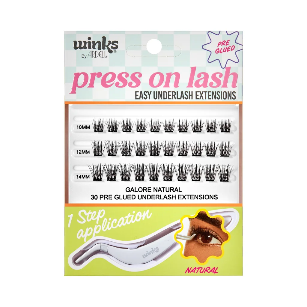 Winks Press On Lash Easy Underlash Extensions 1 Ardell Winks Press On Lash Easy Underlash Extensions Natural
