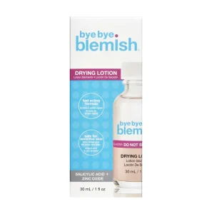 Paketimi i produktit Bye Bye Blemish Original Acne Drying Lotion me Oksid Zinku dhe Acid Salicilik 30ml