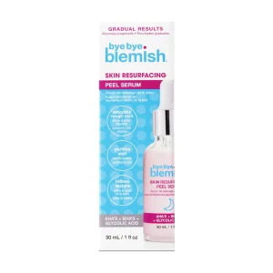Pakiranje proizvoda Bye Bye Blemish serum za regeneraciju kože s AHA + BHA kiselinama i glikolnom kiselinom od 30ml