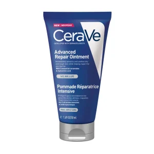 Pakiranje proizvoda Cerave Advanced Repair mast za lice, tijelo i usne od 88ml.