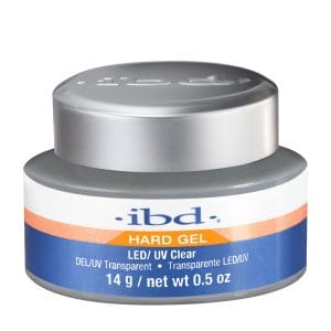 Pakiranje proizvoda IBD Builder Gel Clear Led/UV gradivni gel za nokte rijetke viskoznosti, prozirni od 14 grama