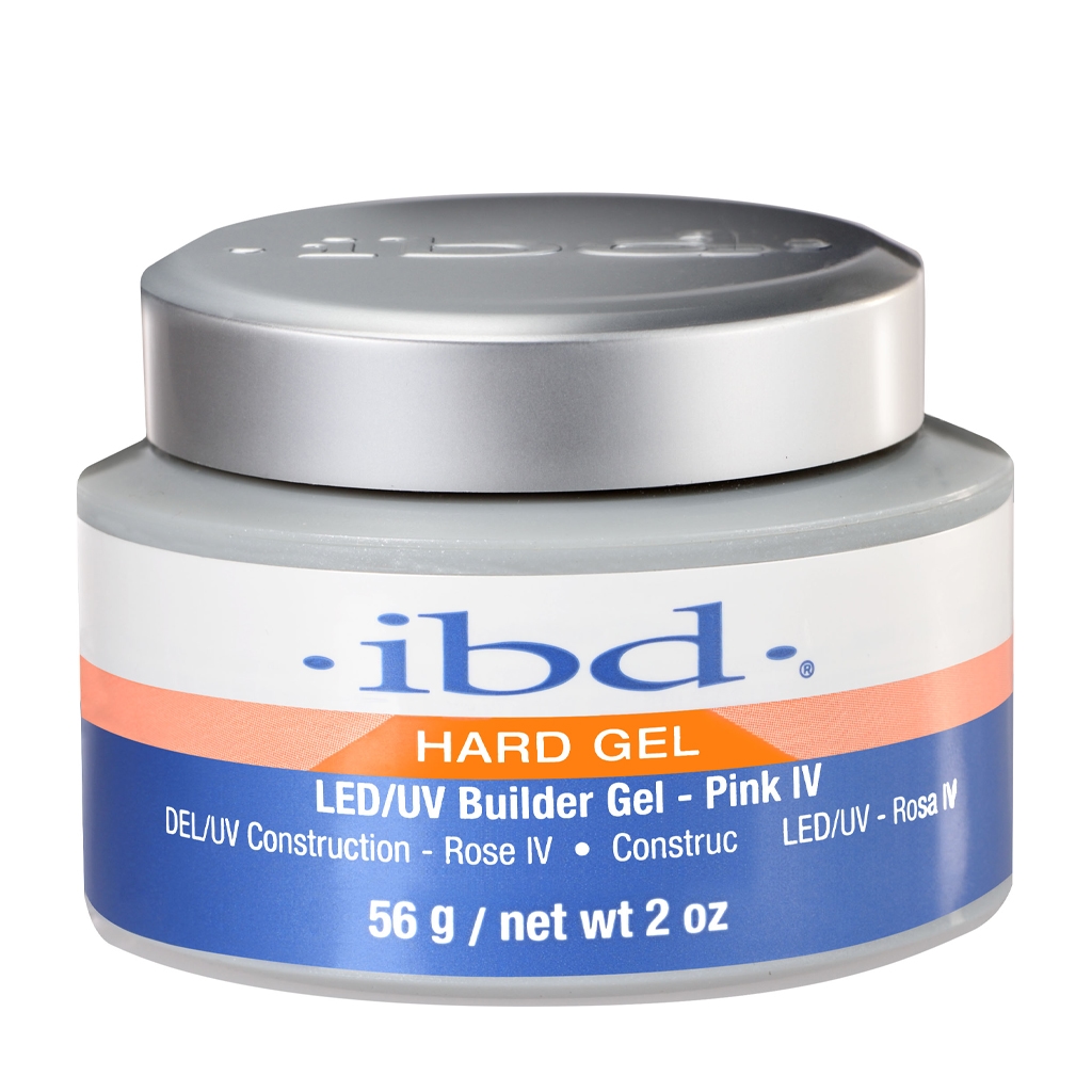 Builder Gel Pink IV 2 Pakiranje proizvoda IBD Led/UV gradivni gel za nokte topla pink IV od 56 grama