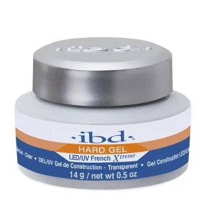 Pakiranje proizvoda IBD Led/UV gradivni gel za nokte clear od 14 grama.