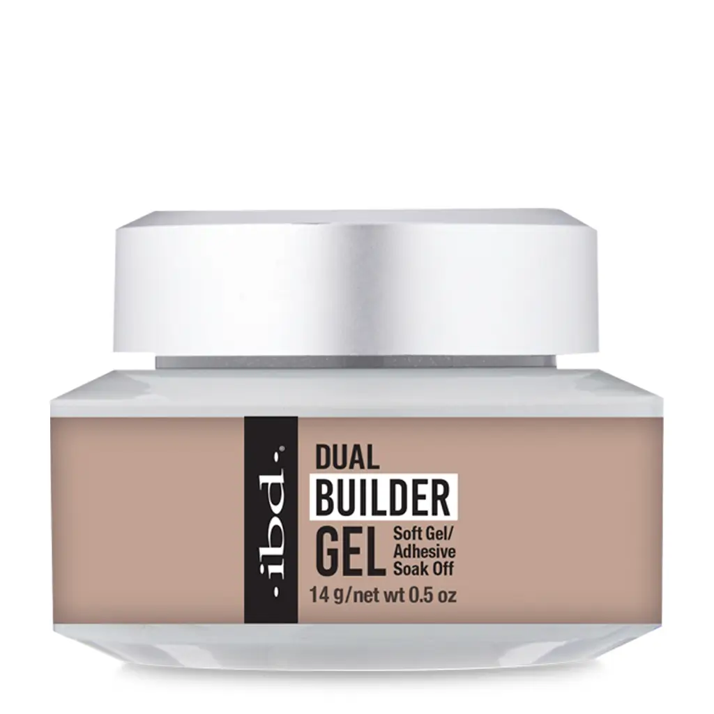Soft Dual Builder Gel 3 Pakiranje proizvoda IBD Dual Builder Gel Cool Nude od 14 grama