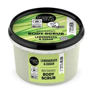 Pakiranje proizvoda organic shop refining piling za tijelo lemongrass u pakiranju od 250 ml