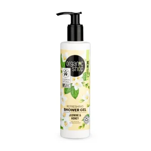 Pakiranje proizvoda organic shop refreshing gel za tusiranje jasmin honey od 280ml