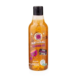 slika pakiranja porizovda organic shop gel za tuširanje s marakujom i sjemenkama bosiljka od 250ml