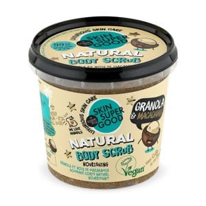 Skrab trupi organik, granola dhe makadamia ushqyese super e mirë për lëkurën 360 ml.