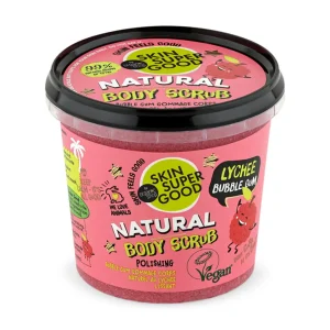 Organic shop skin super good scrub trupi për lustrim me aromë liçi 360 ml