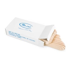 Drvene špatule za vosak Roial (100 komada)
