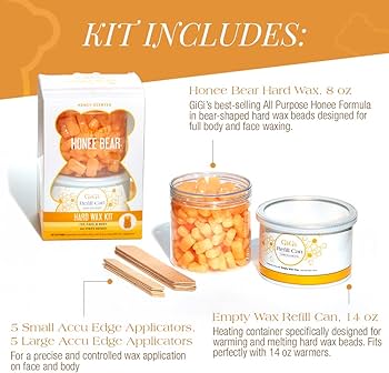 Honee Bear Hard Wax Kit 4 Honee Bear Hard Wax Kit - Image 4