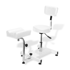 Stolica za pedikuru s držačem noge NS-211 bijela