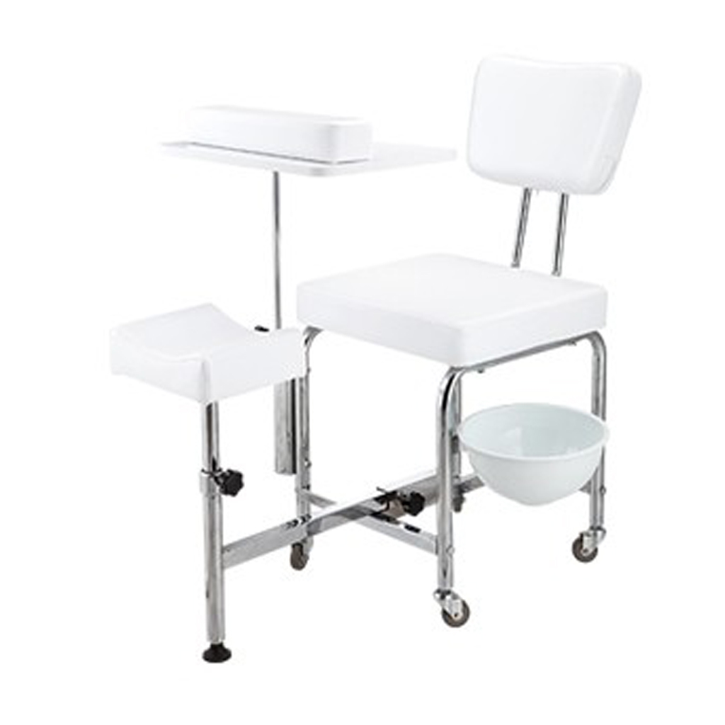 Stolica za pedikuru 1 Pedikerska stolica NS-0809 bijela