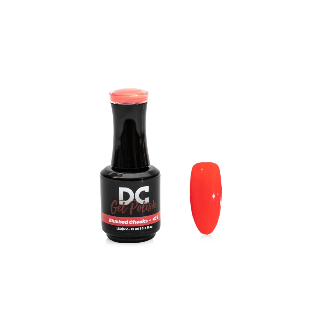 Gel Polish Red 6 DC Gel Polish Red Blushed Cheeks 435