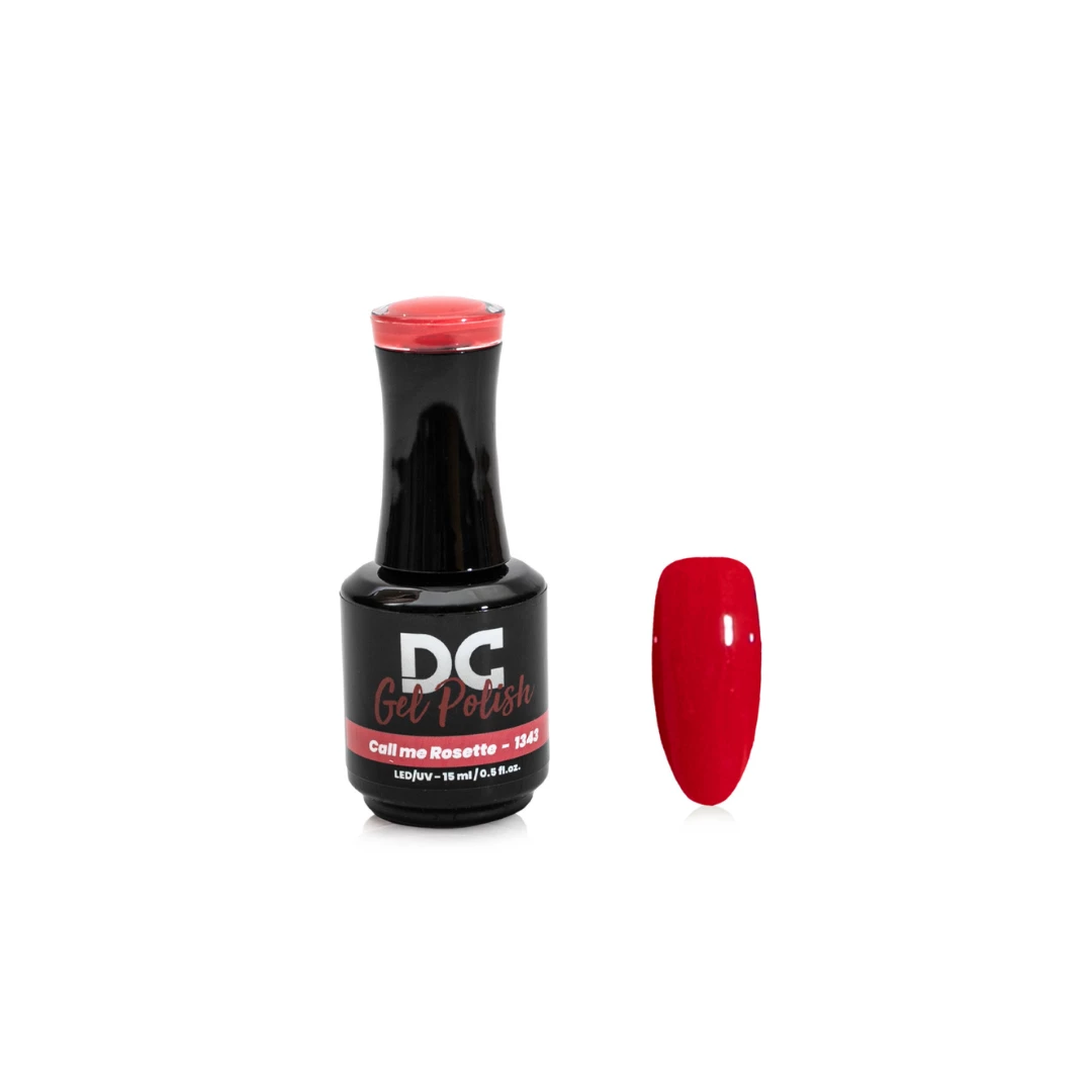 Gel Polish Red 7 DC Gel Polish Red Call Me Rosette 1343